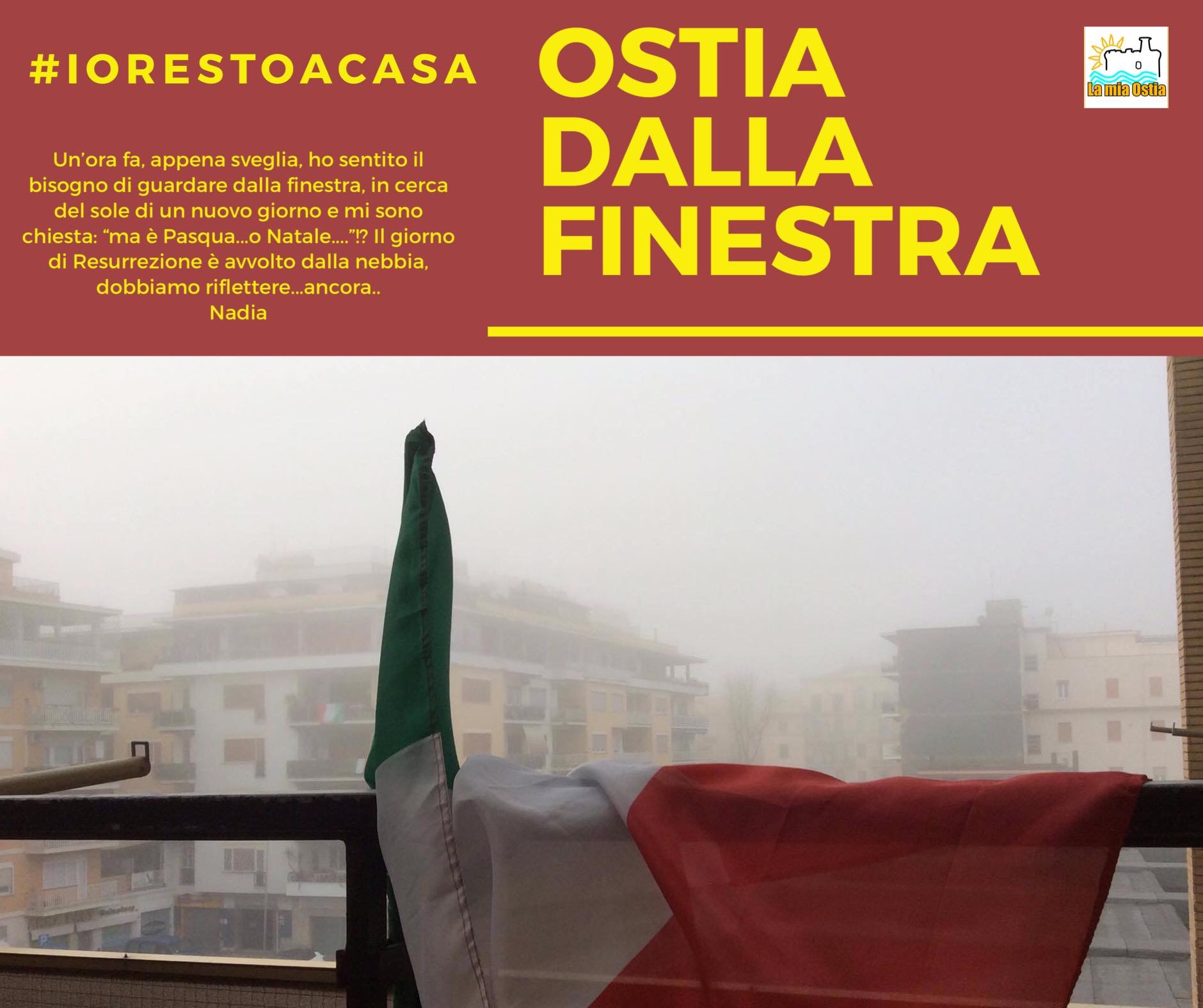 Ostia dalla finestra: mese di aprile